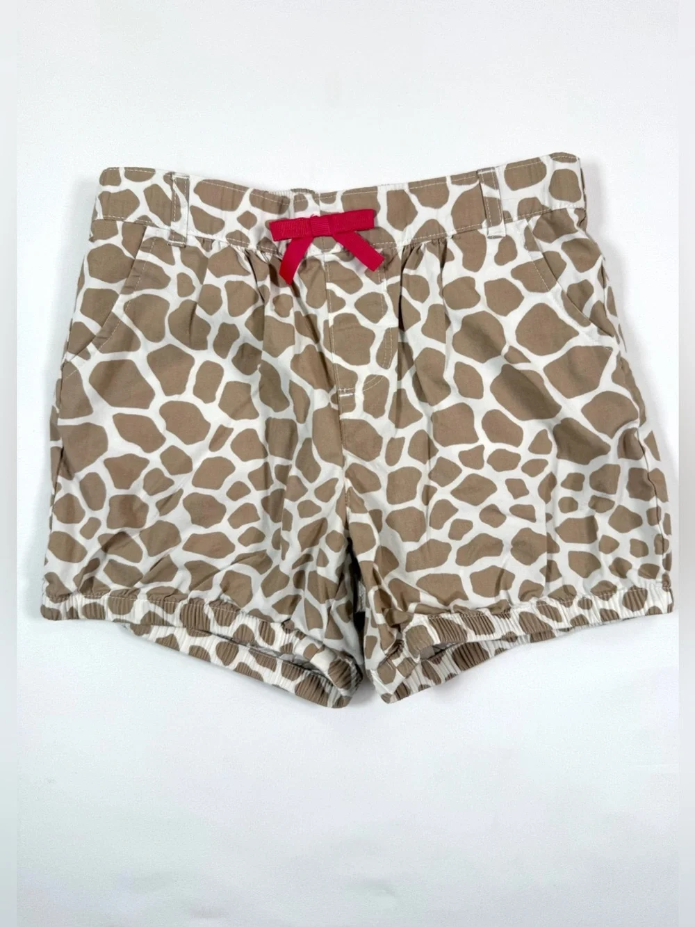 GYMBOREE Girls 8‎ Giraffe Print Shorts Safari Cute Playful Cottagecore Zoo